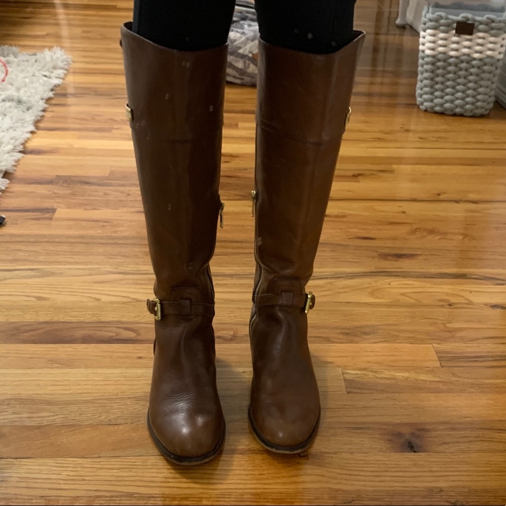 COACH LEATHER RIDING BOOTS - Picture 4 of 4